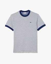 Men's Regular Fit Monogram Jacquard T-Shirt