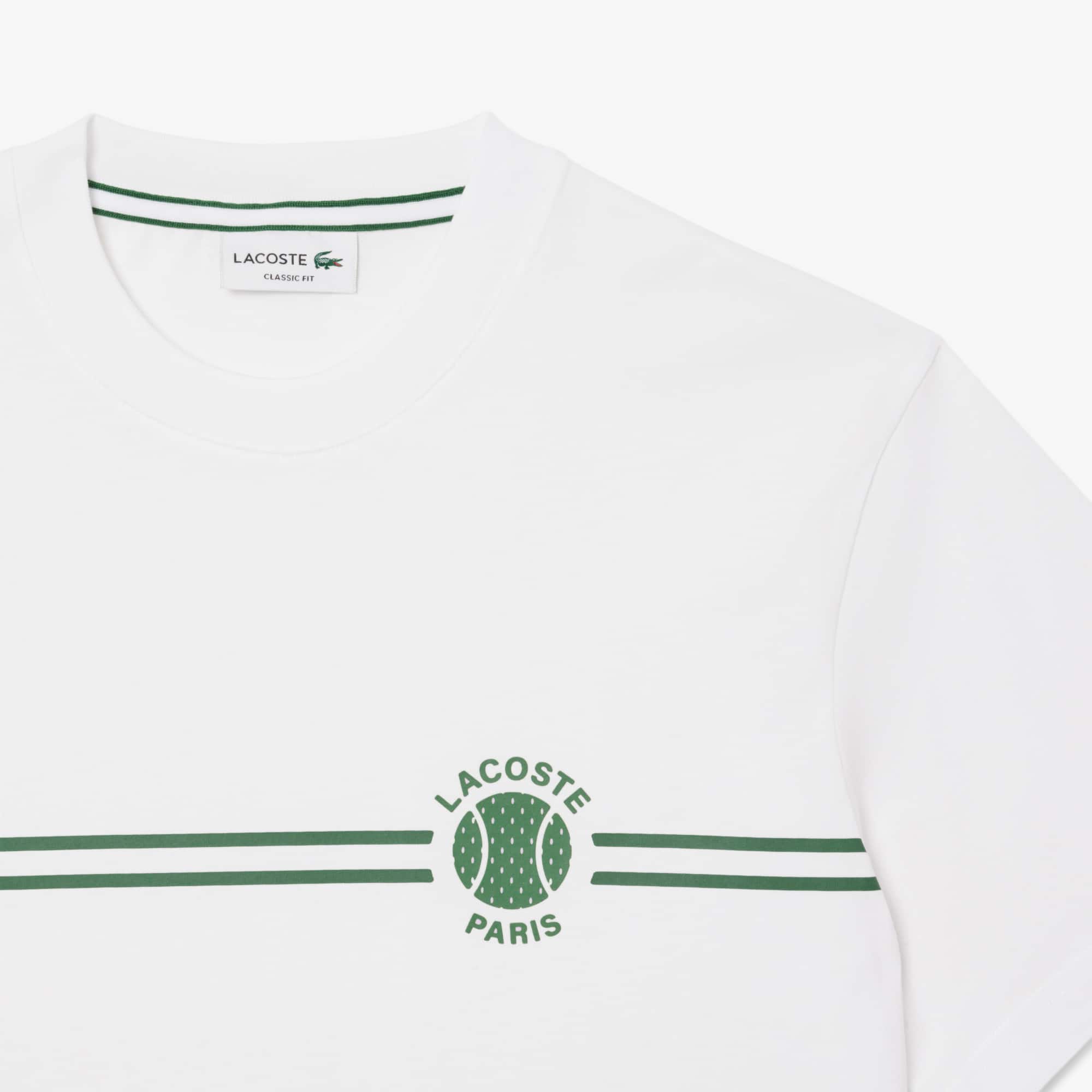 Men's Printed Embroidered Cotton Jersey T-Shirt