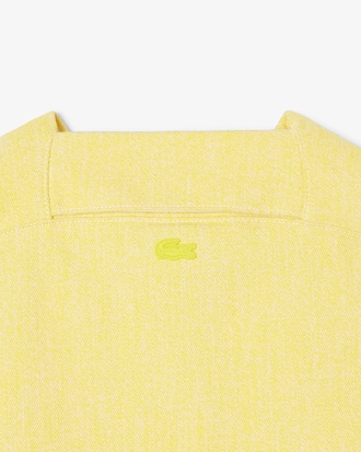 Men's Runway Oversized Denim Polo