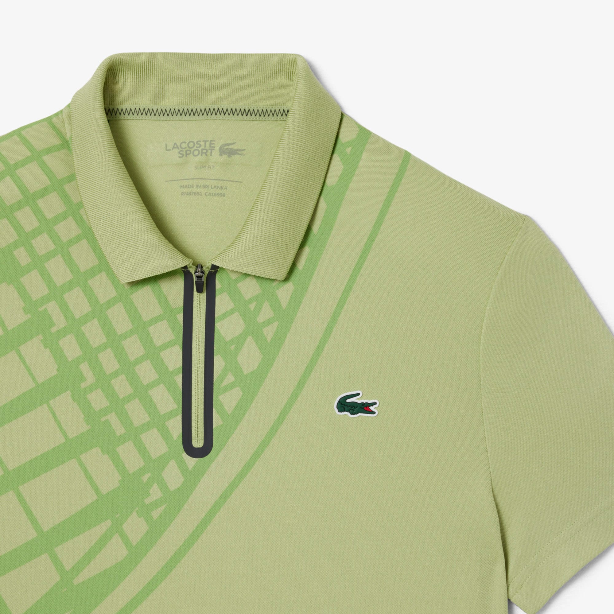 Men's Ultra Dry Printed Slim Fit Tennis Polo