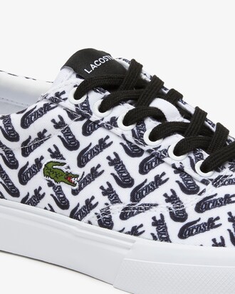 Women's Lacoste Jump Serve Lace Tonal Textile Trainers