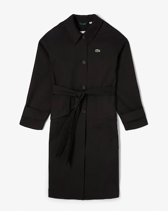 Manteau oversize en coton