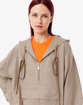 Women's Oversized Flannel Pull Over Jacket