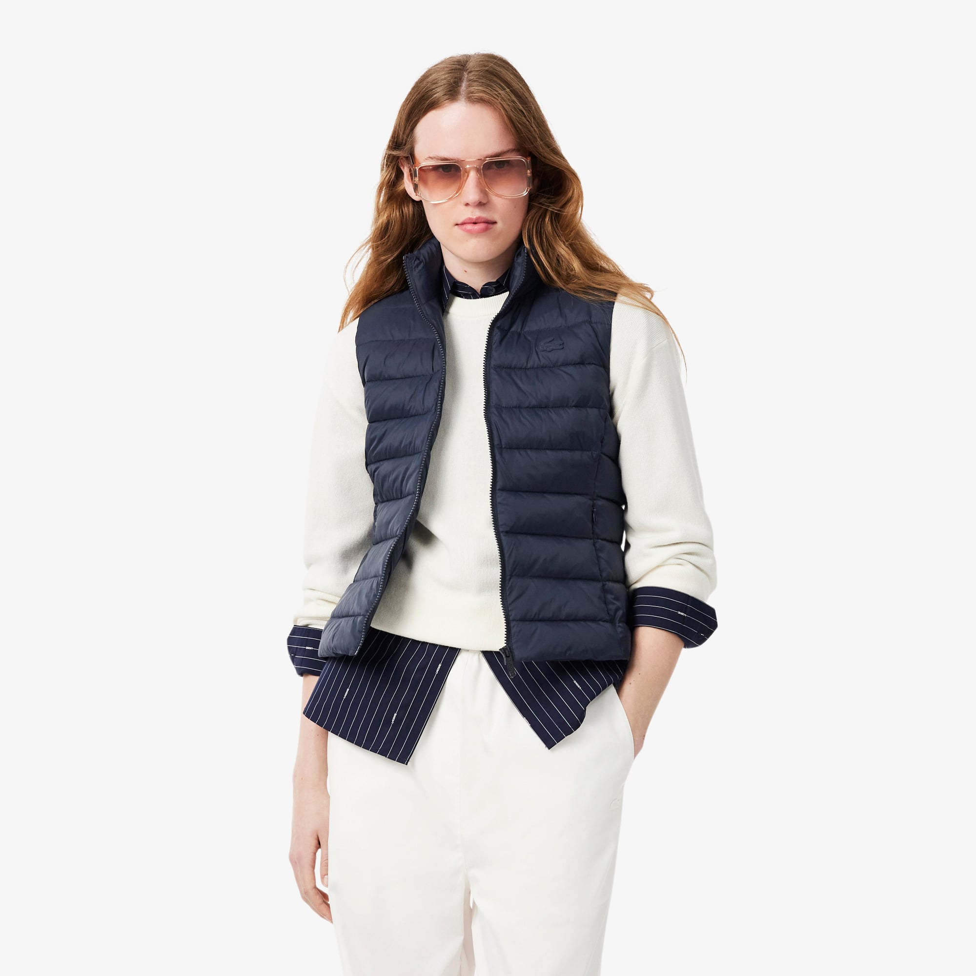Water-Repellent Quilted Down Vest