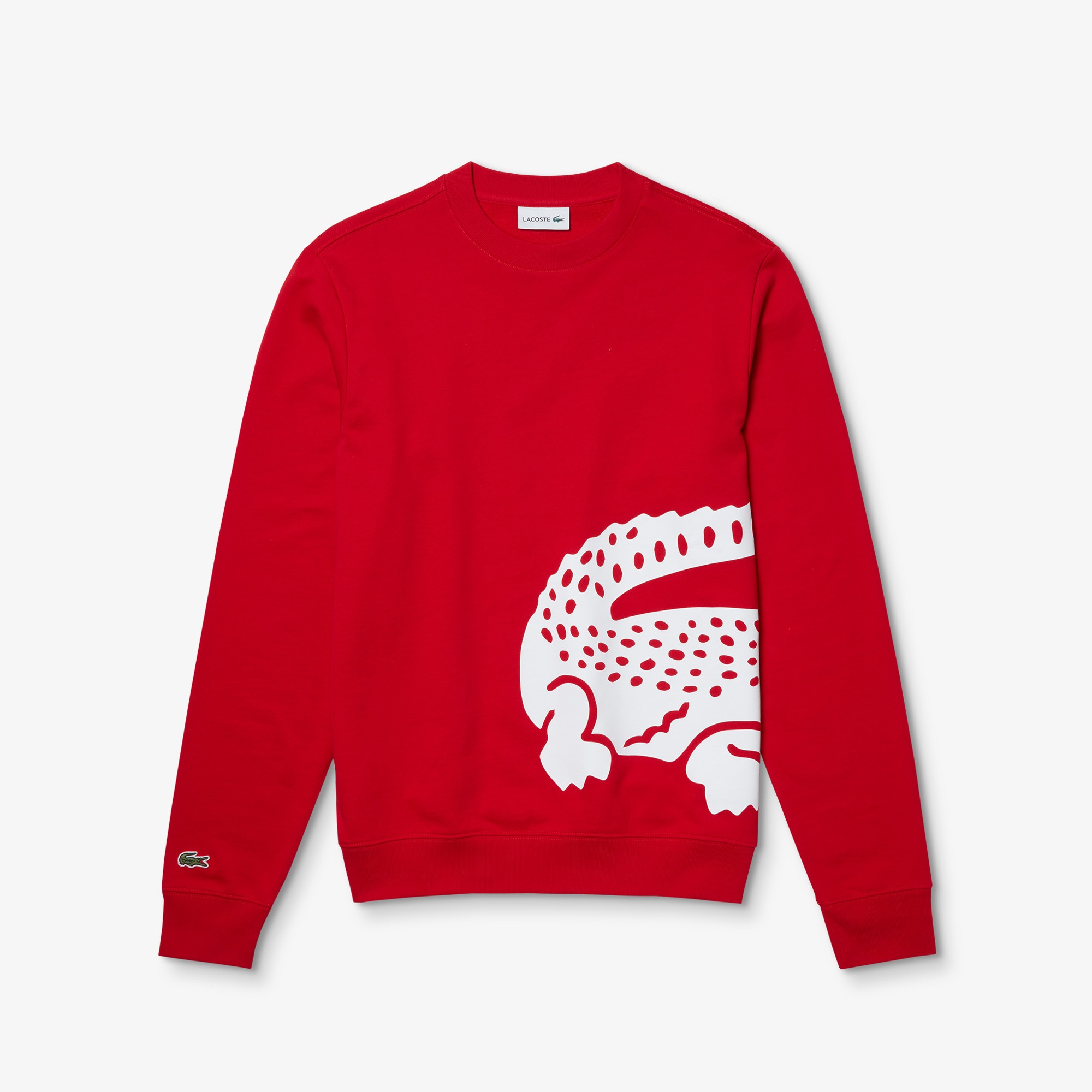 Men's Oversized Crocodile Crew Neck Sweatshirt LACOSTE