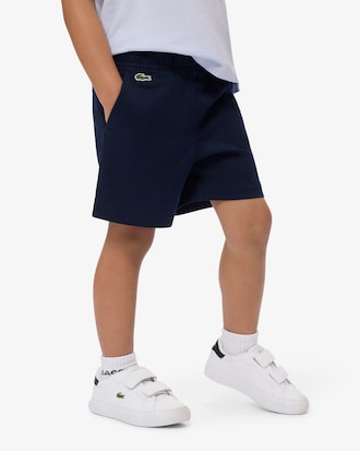 Stretch Cotton Twill Chino Shorts