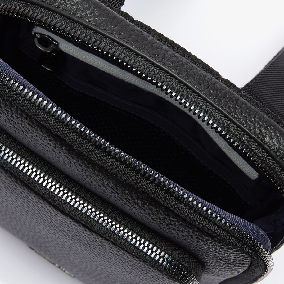 Men's Soft Genuine Leather Small Flat Crossbody Bag Men's Bags New