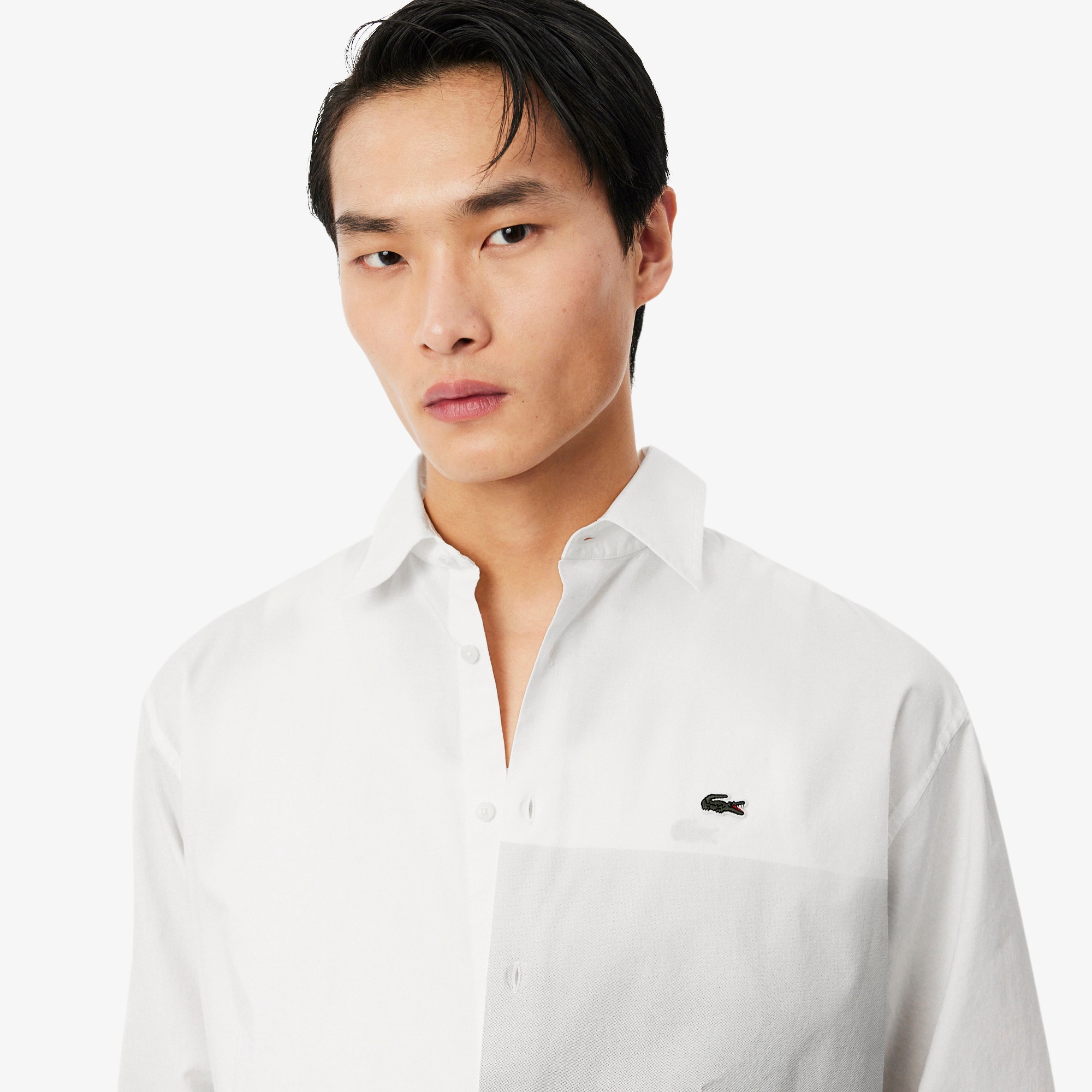 Relaxed Fit Printed Cotton Twill Shirt - Button Down Shirts - New
