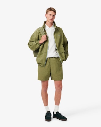 Men's Relaxed Fit Zip-Up Pocket Shorts