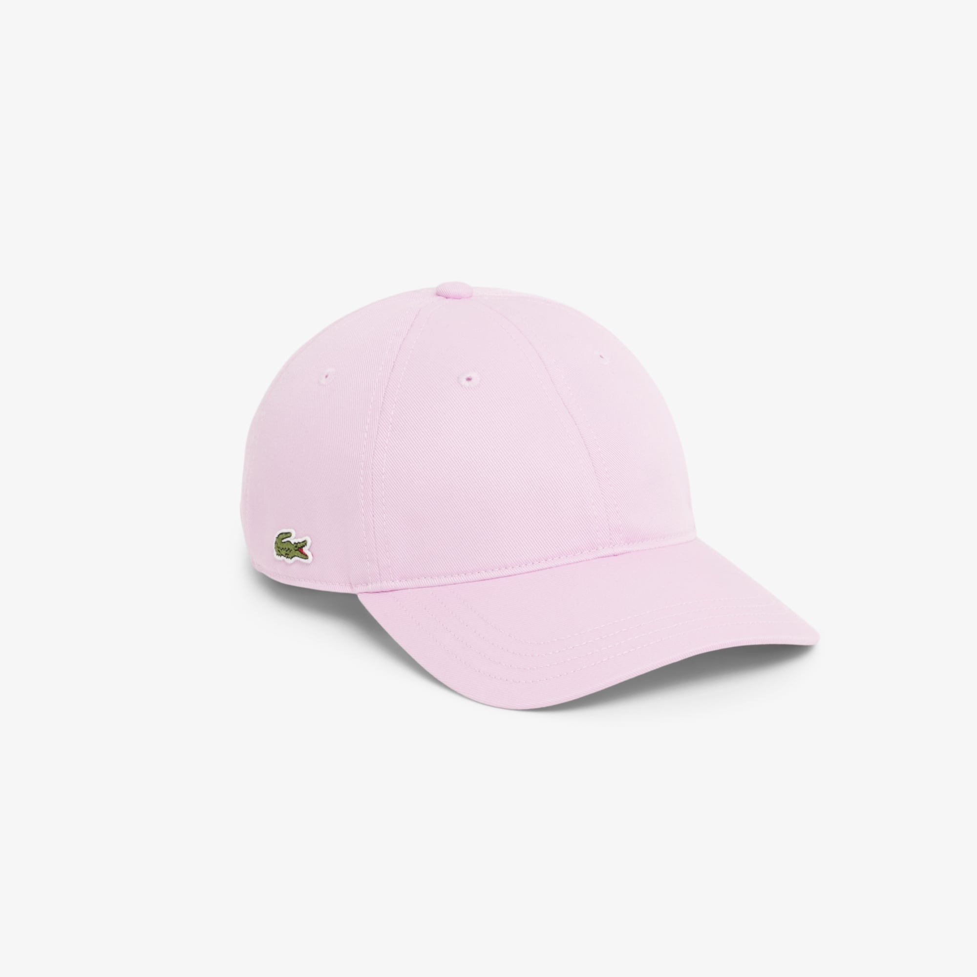 Lacoste Unisex Organic Cotton Twill Cap - One Size In Pink