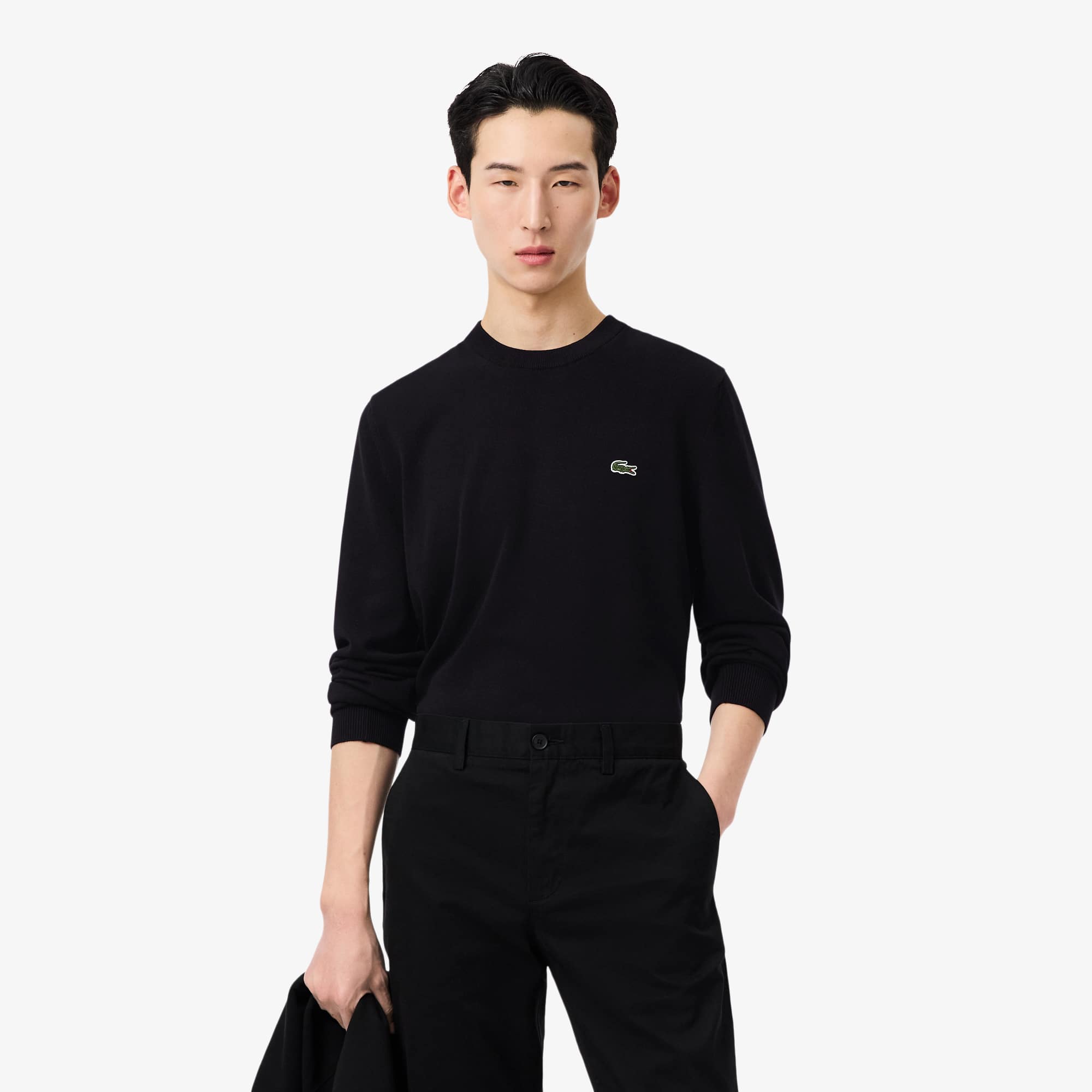 Men's Crew Neck Cotton Sweater - Sweaters & Sweatshirts - New In