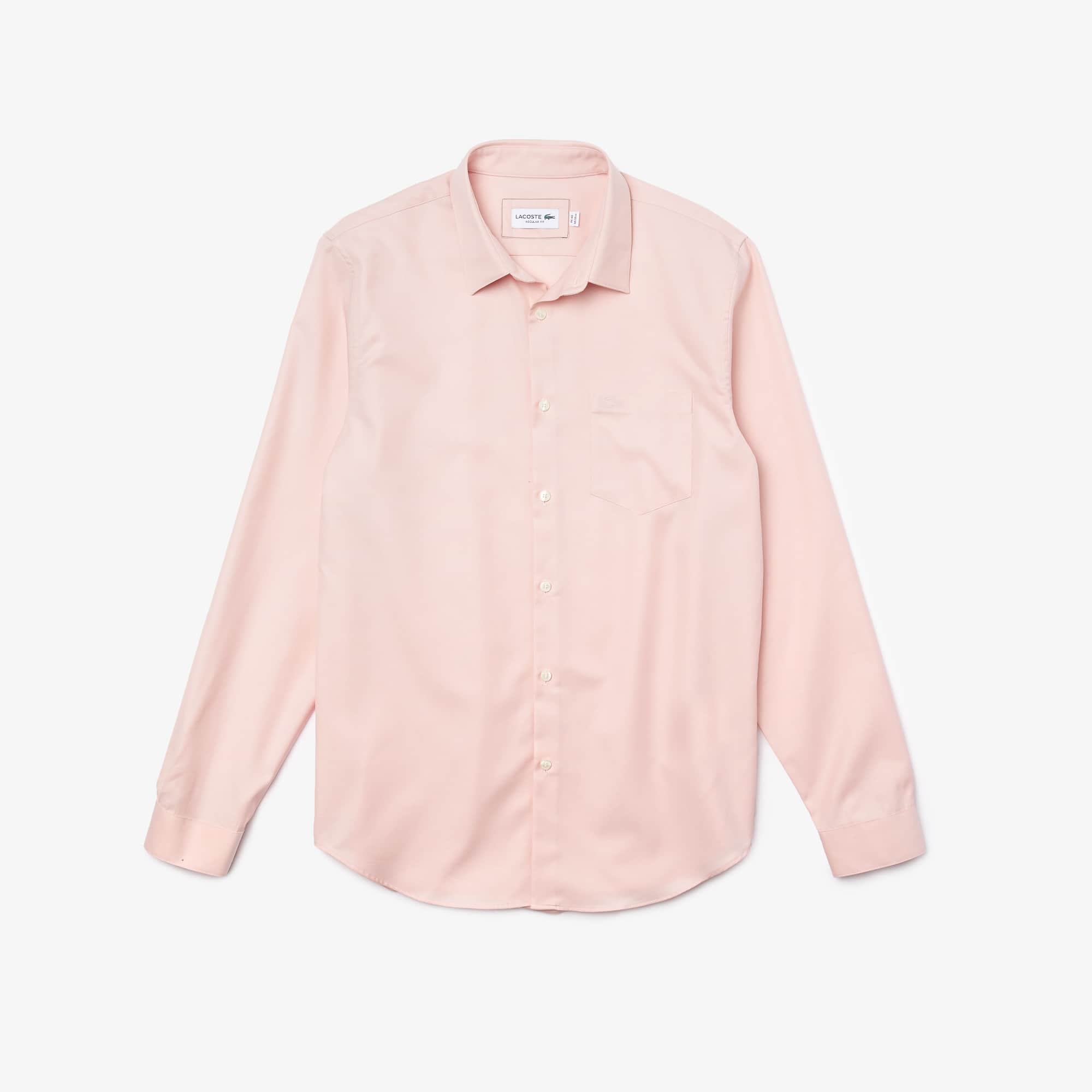 Men's Regular Fit Cotton Poplin Shirt - Button Down Shirts - New