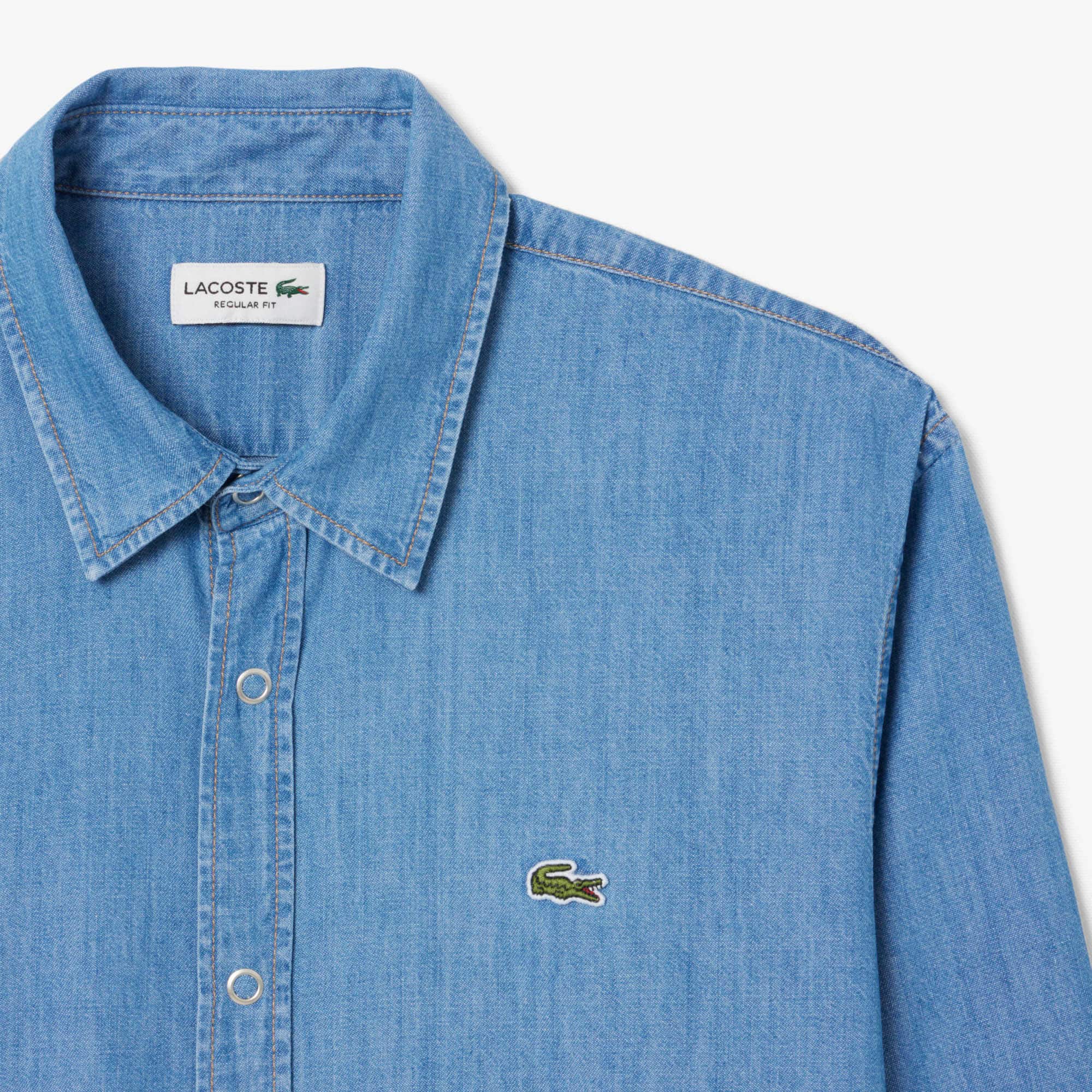 ダイ LACOSTE indigo denim swing top Lacoste Men's 5 Pocket Straight Cut Indigo Jeans, Washed DEEP