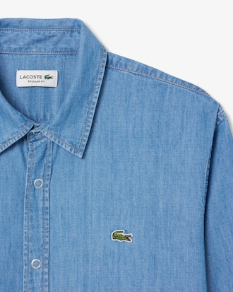 Men's Regular Fit Lightweight Denim Shirt