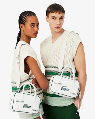 Runway Small Printed Leather Gym Bag