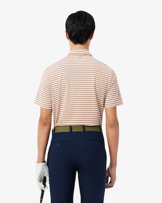 Regular Fit Ultra Dry Striped Golf Polo