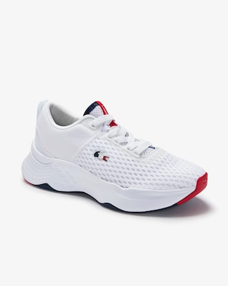 Women's Court-Drive Tricolor Textile Sneakers