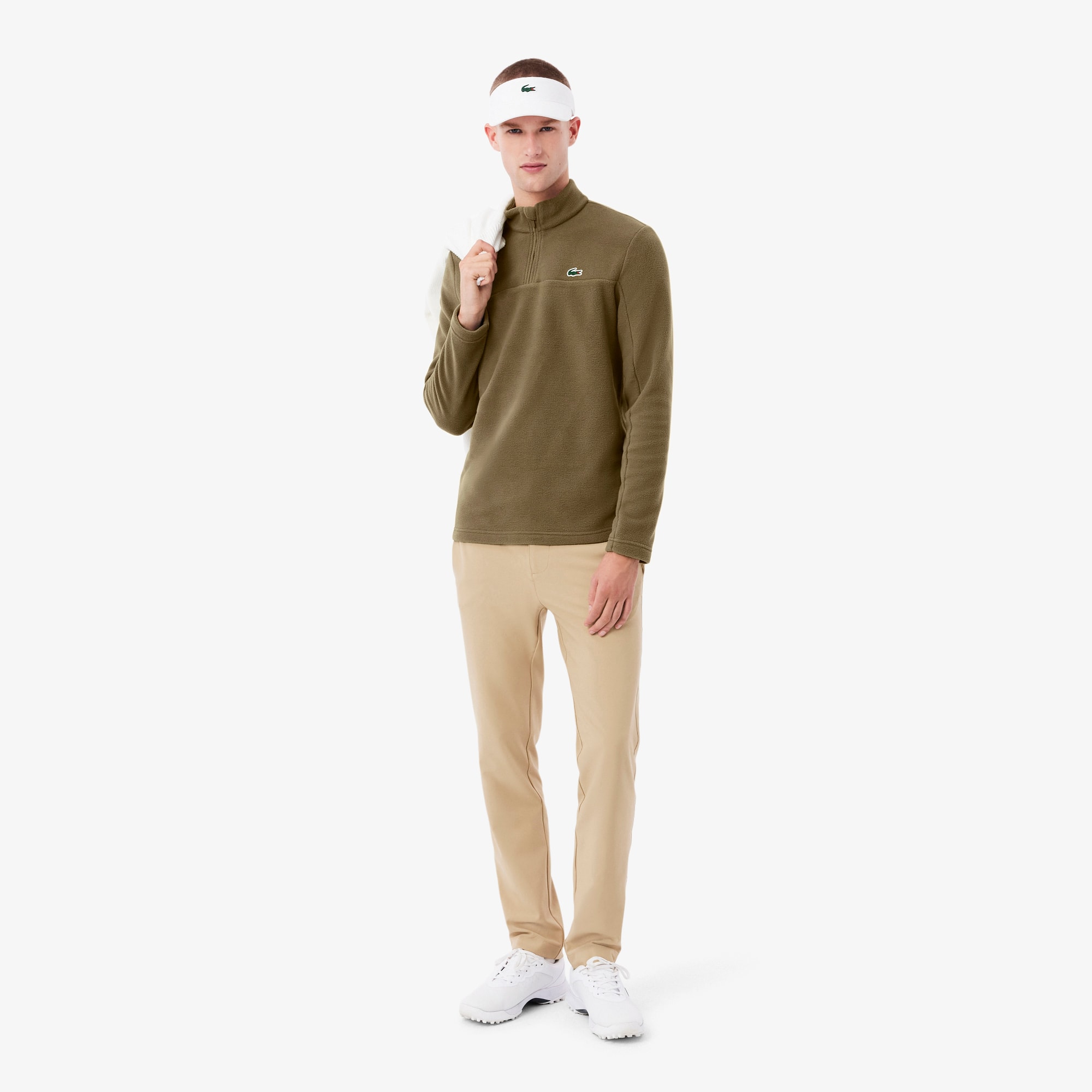 Men's Polar Fleece Quarter-Zip Golf Top - Sweaters & Sweatshirts