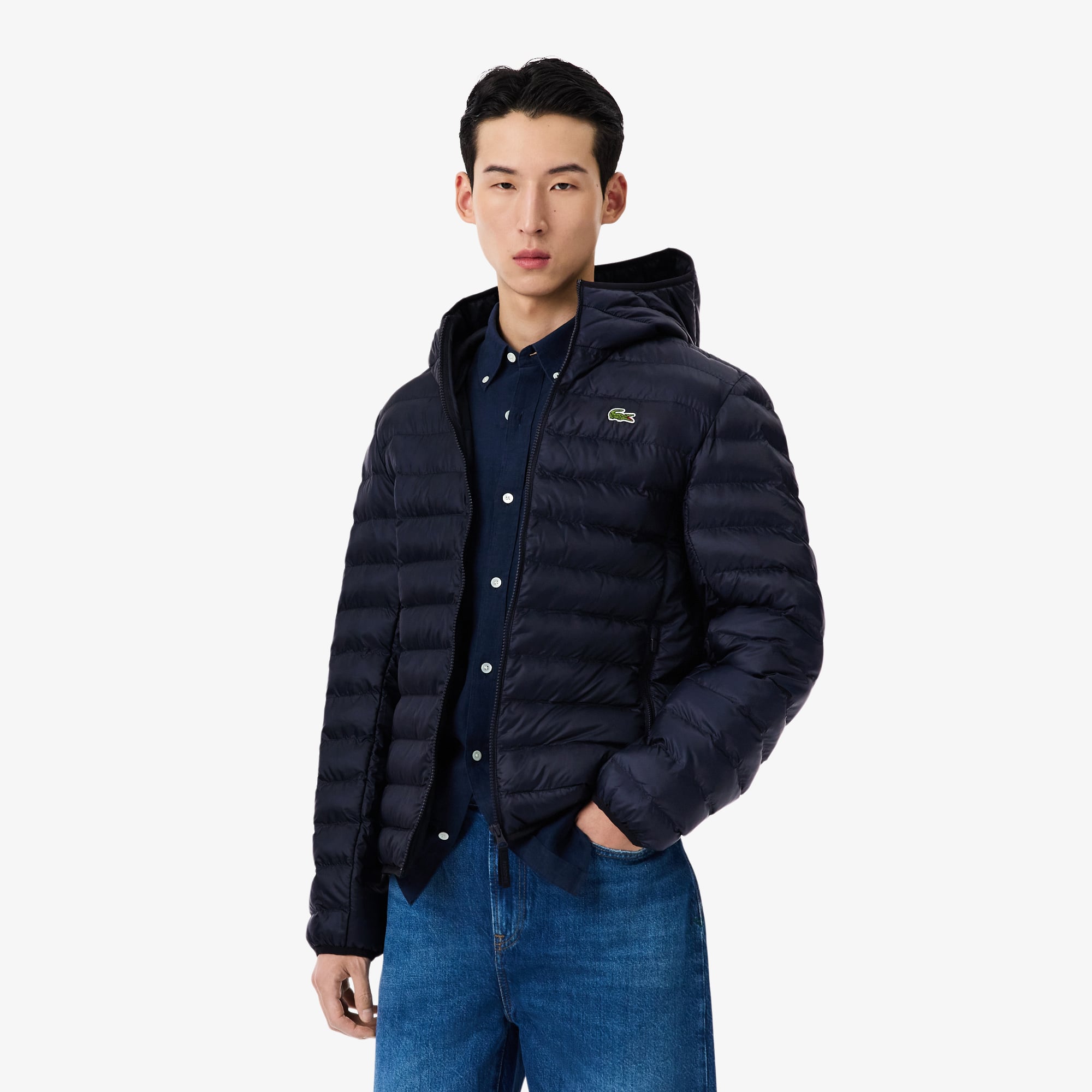 Men's Water-Repellent Quilted Puffer Jacket