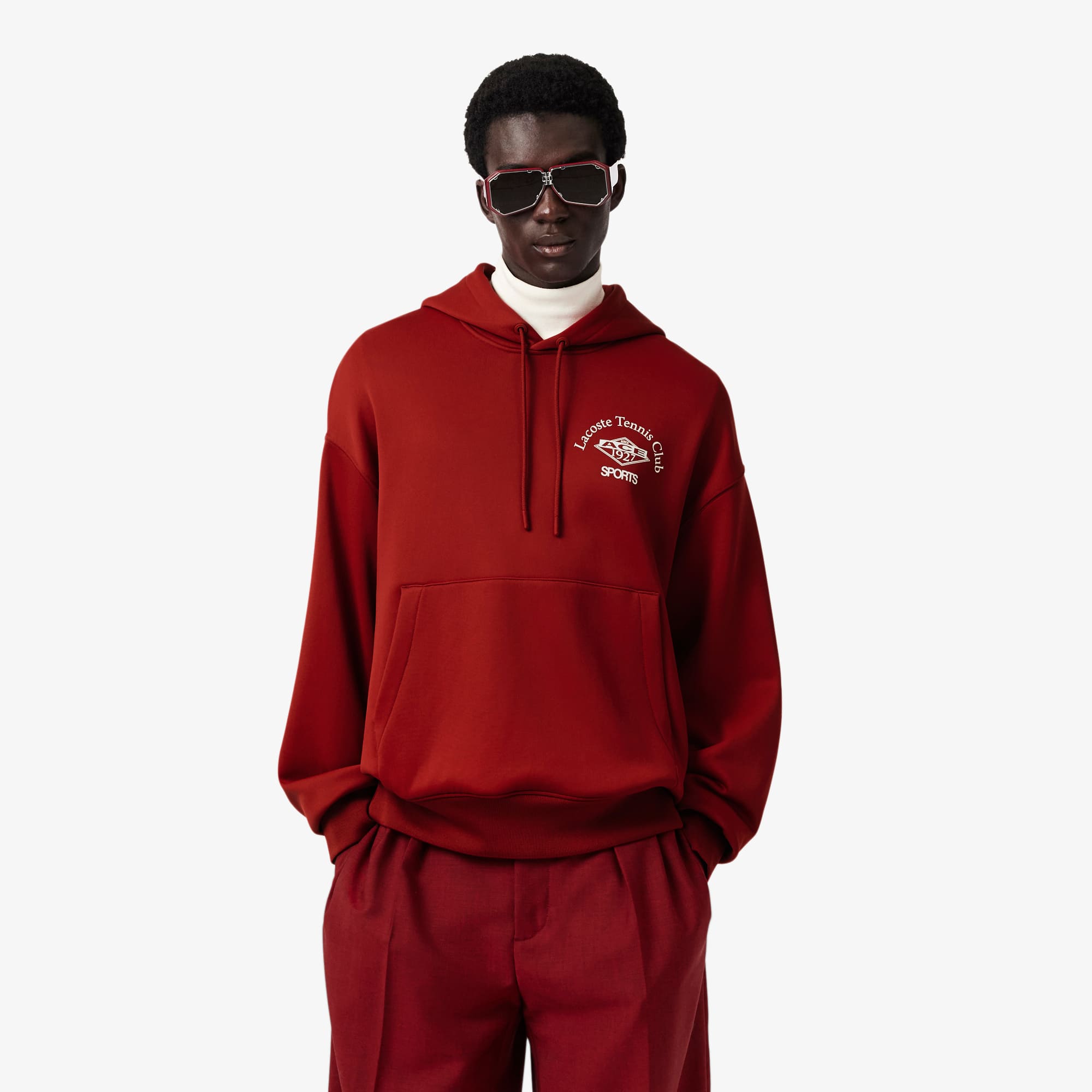 Runway Oversized Printed Hoodie - Sweaters & Sweatshirts - New In