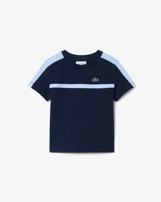 Playera de Algod&oacute;n con Bloques de Color