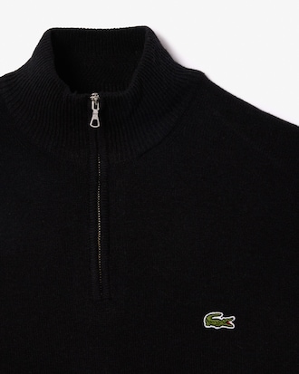Men&rsquo;s Half-Zip Wool Sweater