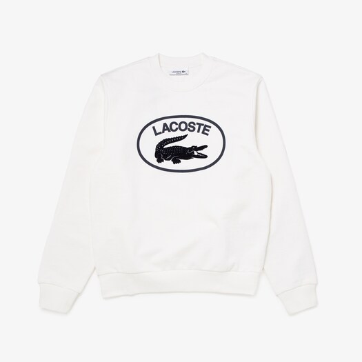 Orange lacoste sweatshirt clearance