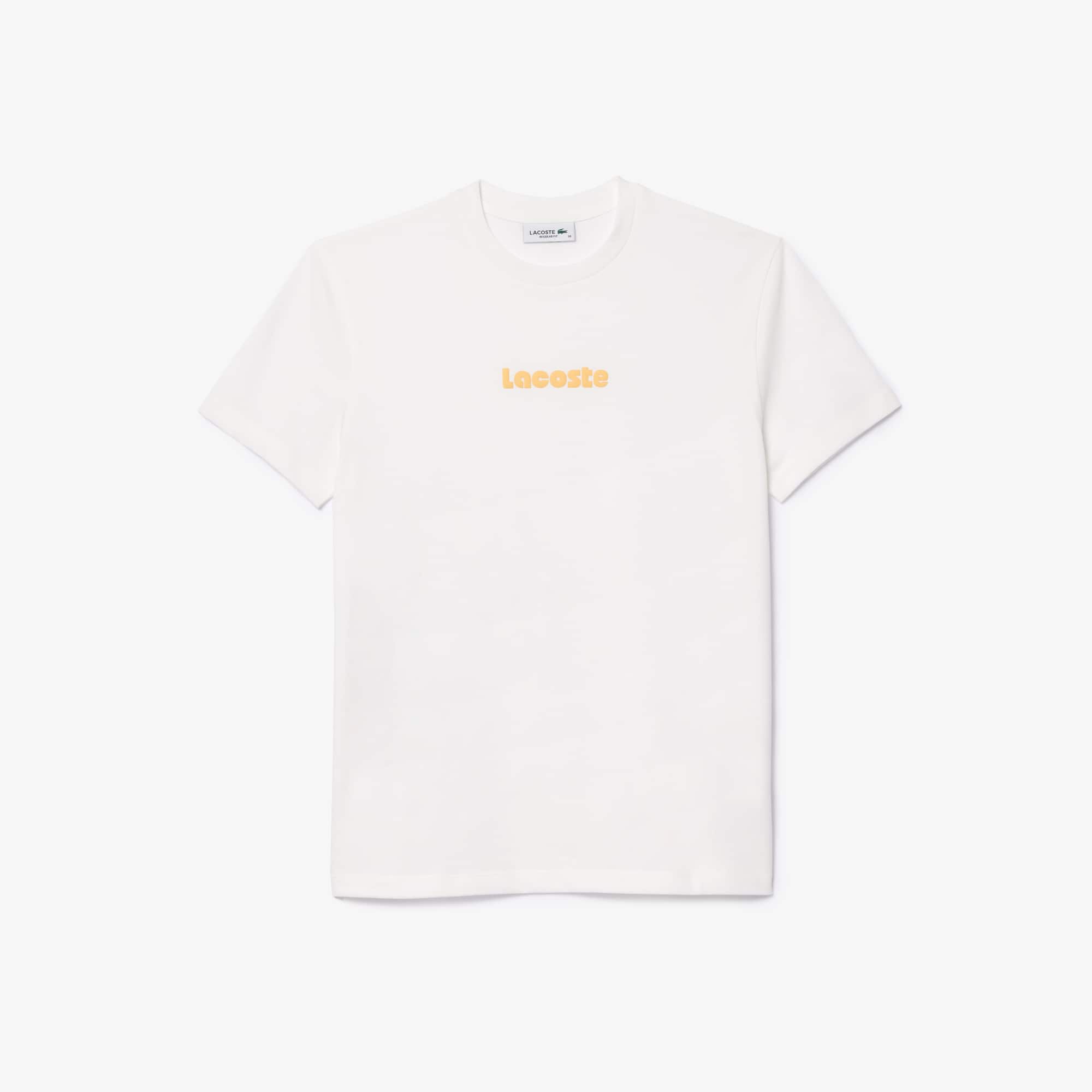 ★LACOSTE★ Women's Short Sleeve T-Shirt Off White TF677E-55 Lacoste T-Shirts | Long, Short Sleeve | USC by Sports Direct