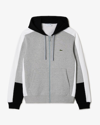 Men's Zip-Up Colorblock Hoodie