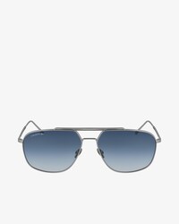 Modified Rectangle Metal Paris Collection Sunglasses