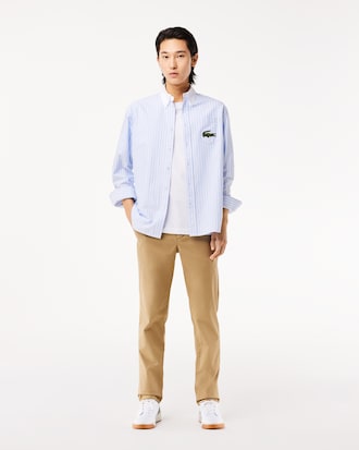 Pantalones para hombre slim fit de algodón elástico