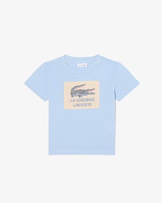 Badge Accent Cotton T-Shirt