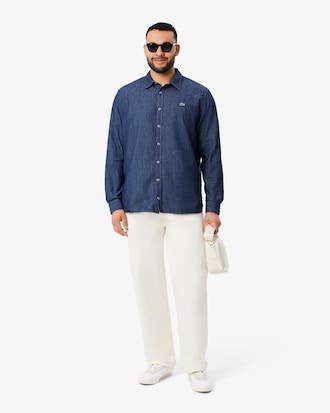 Men's Regular Fit Lightweight Denim Shirt