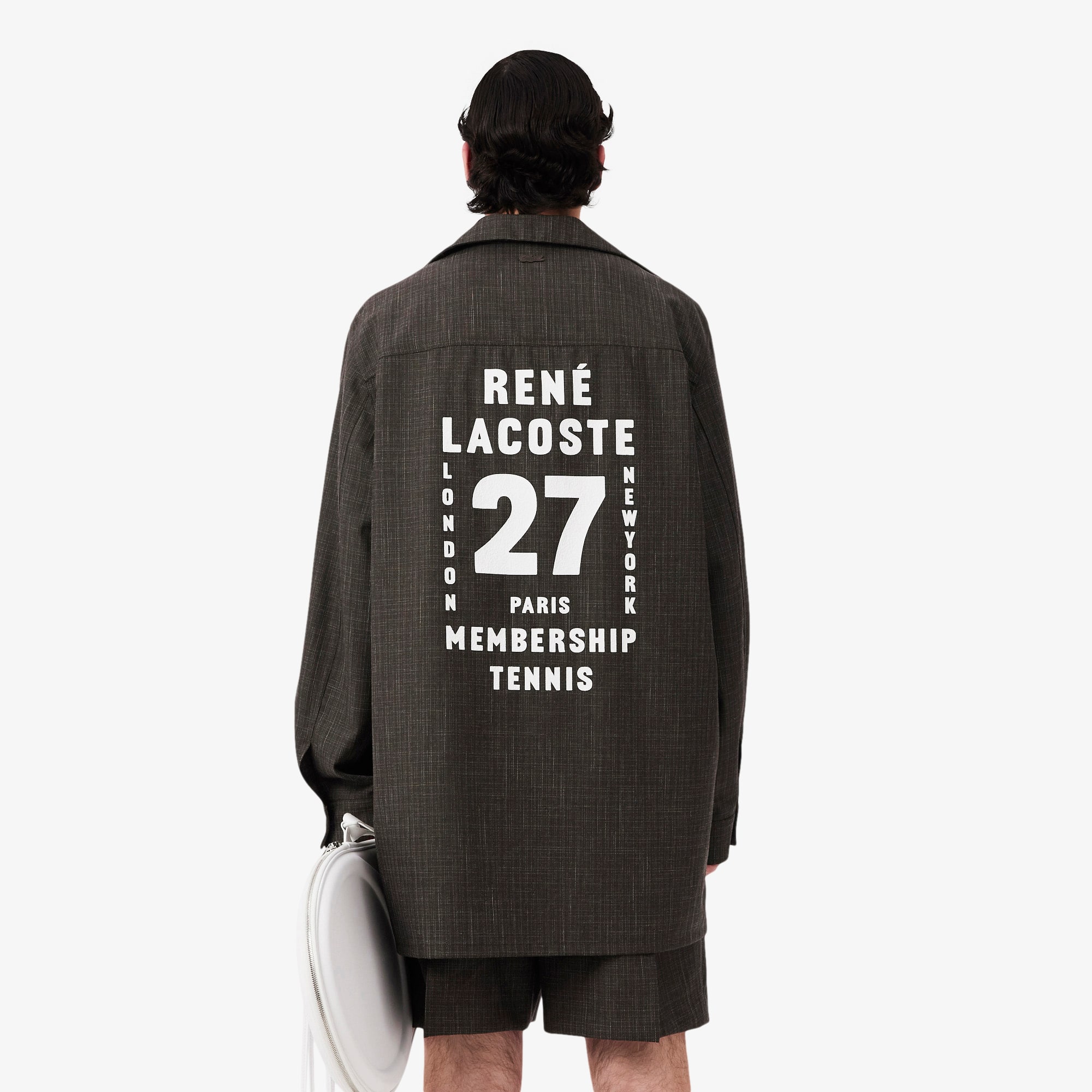 Runway Printed Wool Overshirt