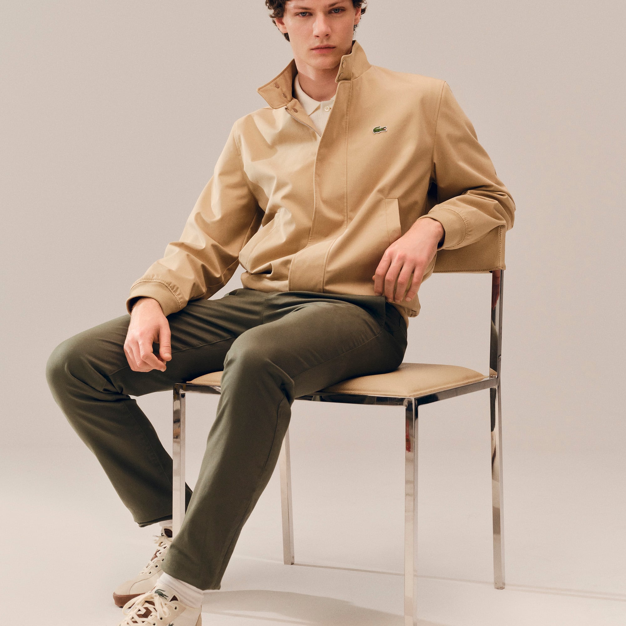 Water-Repellent Twill Harrington Jacket - Jackets & Coats - New In