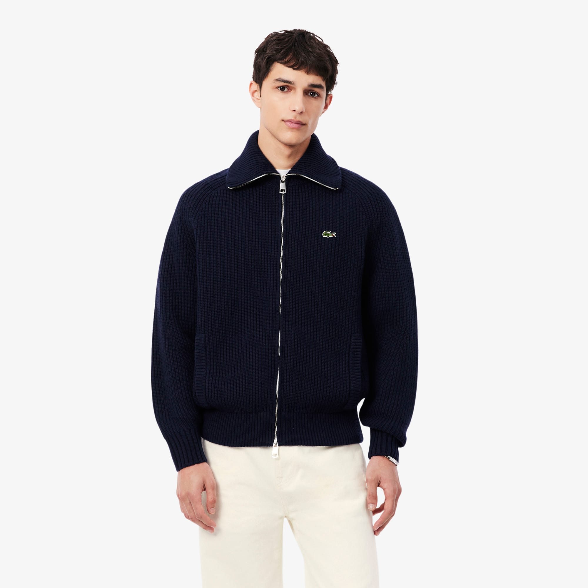Men's Wool Zip-Up Sweater - Sweaters & Sweatshirts - New In 2026