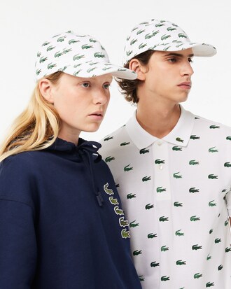 Unisex Croc Print Cotton Cap