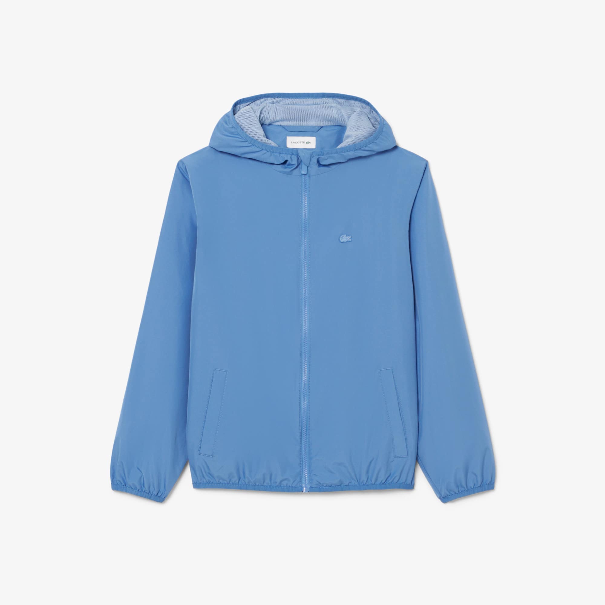 Lacoste Unisex Hooded Windbreaker - 16 Years In Blue