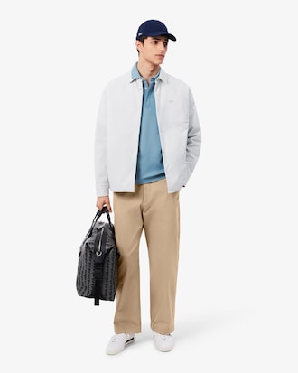 Men's Regular Fit Paris Stretch Piqu&eacute; Polo