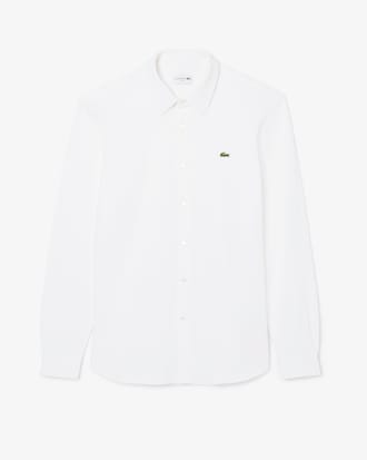 Men's Slim Fit Cotton Piqué Shirt