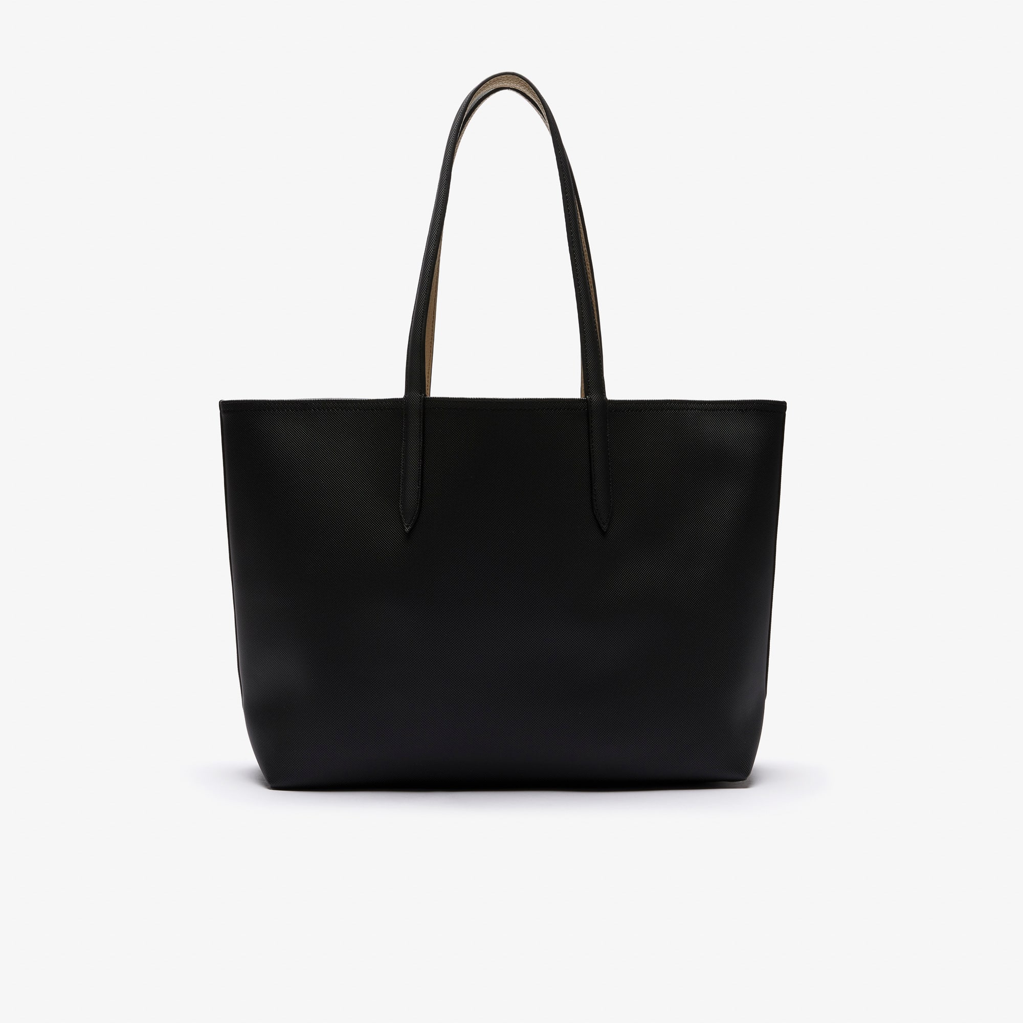LACOSTE 幾何学模様 A4ブラック トートバッグ Anna Reversible Tote & Pouch - Bags - New In 2026 | Lacoste