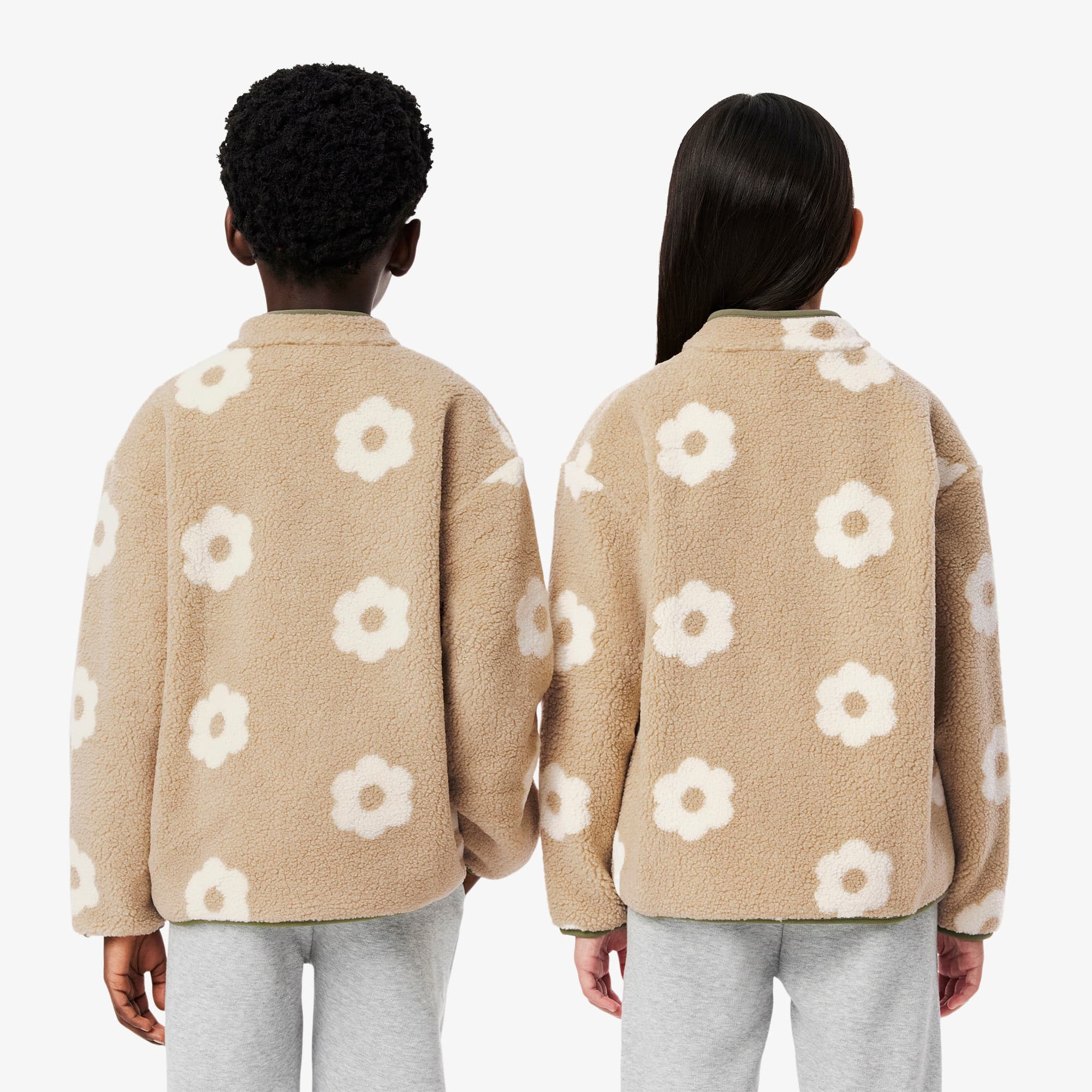 Kids' Zip-Up Floral Fleece Jacket - Jackets & Coats - New In 2026