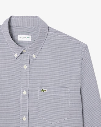 Men's Regular Fit Gingham Poplin Shirt