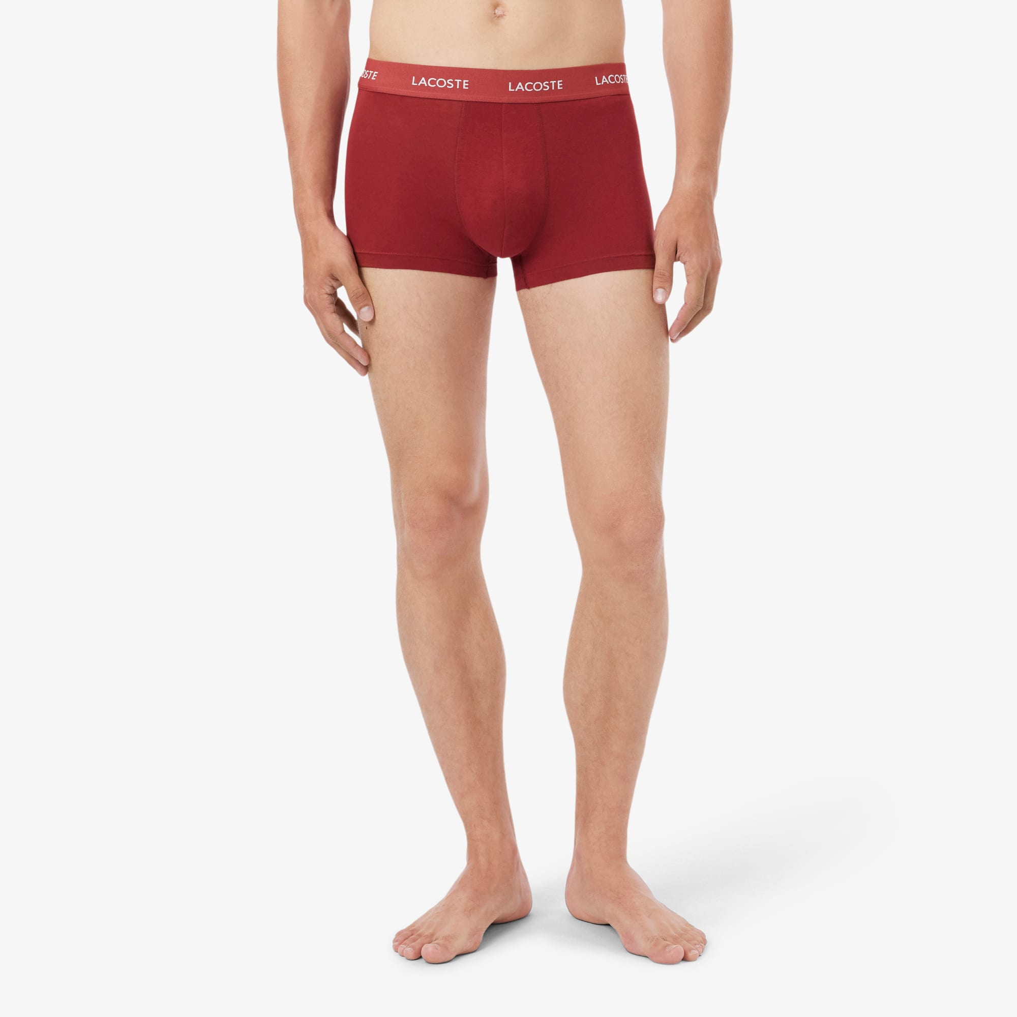 3-Pack Branded Stretch Jersey Trunks
