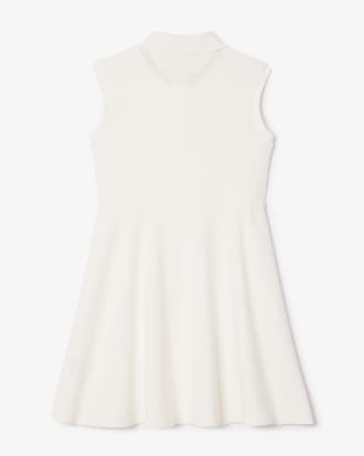 Kids' Sleeveless Stretch Piqué Polo Dress