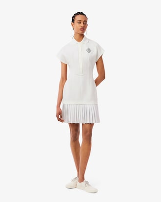 Women's Runway Pleated Polo Dress