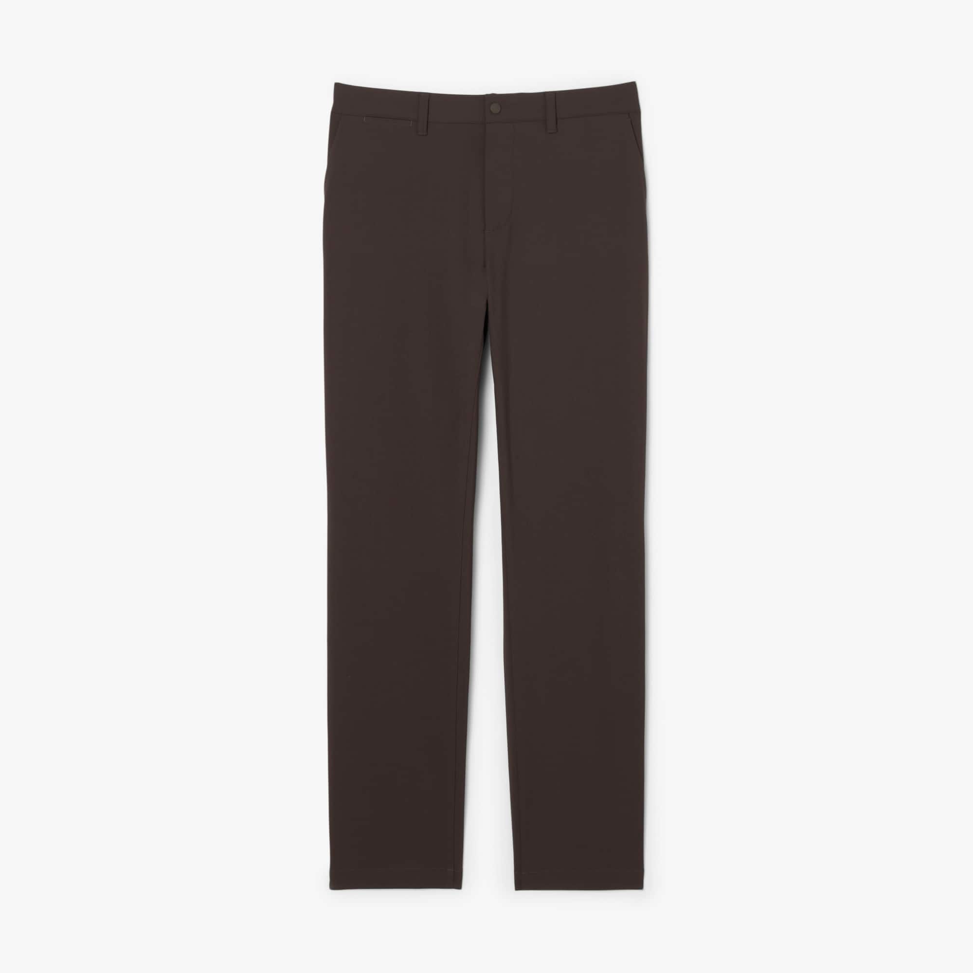 Lacoste Men's Slim Fit Commuter Pants - 30 In Brown