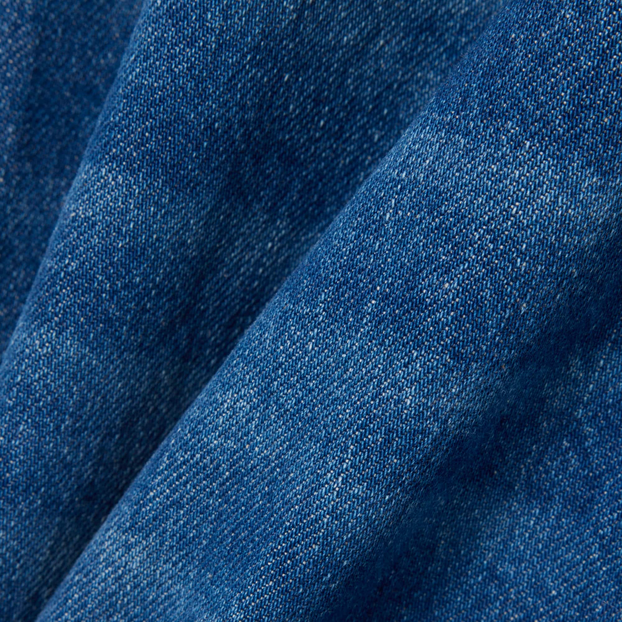Men's 5-Pocket Straight Cut Indigo Jeans