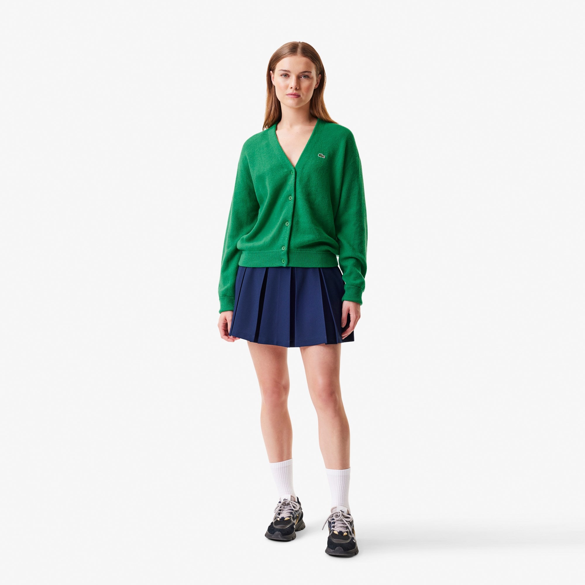 EL LA LAGO DI COMO 売れ筋商品|||エル ラ ラゴ ディ コモ ニット&セーター アウター レディース Sweaters Green Women's Cashmere Cardigan - Sweaters & Sweatshirts - New In