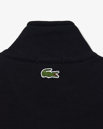 Unisex Loose Fit High-Neck Fleece Sweatshirt